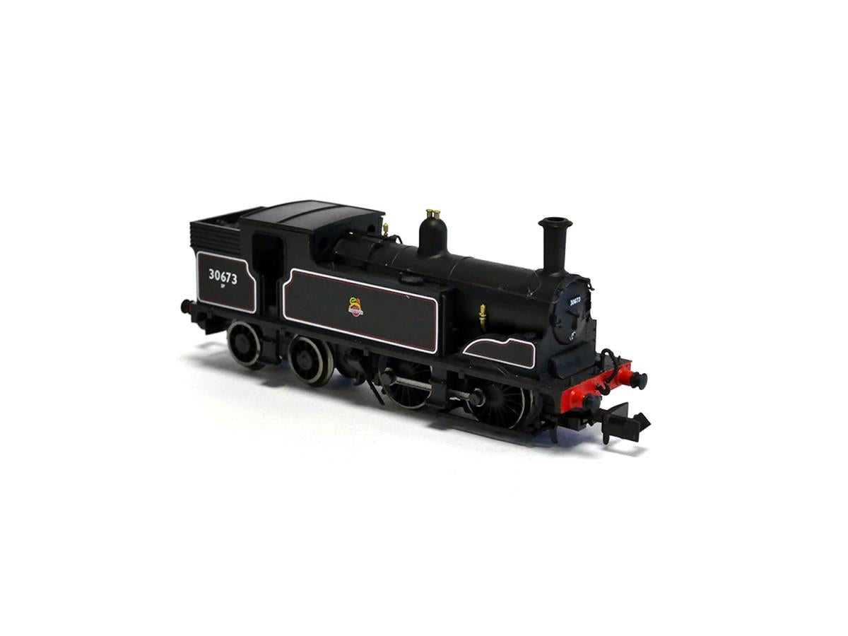 Dapol M7 0-4-4 Tank 30673 BR Early Crest Lined Black(DCC-Fitted) DA2S-016-010D