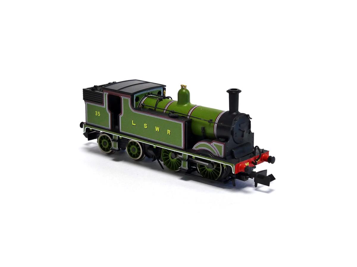 Dapol M7 0-4-4 Tank 35 LSWR Lined Green (DCC-Fitted) DA2S-016-012D