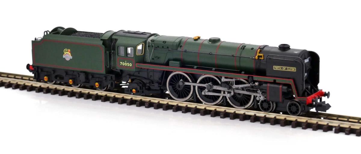 Dapol Britannia 70050 &#39;Firth of Clyde&#39; BR Lined Early Green DA2S-017-007