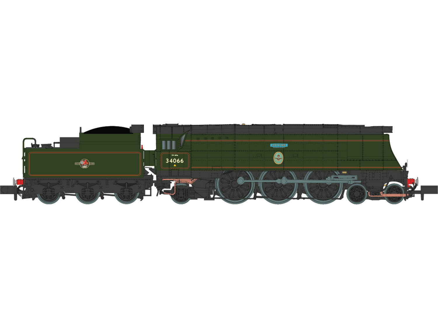 Dapol BofB 34066 Spitfire BR Green Late Crest DA2S-034-002