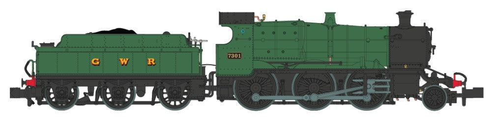 Dapol 43xx 2-6-0 Mogul 7301 GWR Green (DCC-Sound) DA2S-043-003S