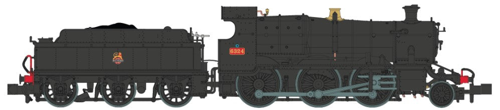 Dapol 43xx 2-6-0 Mogul 6324 BR Early Black (DCC-Fitted) DA2S-043-004D