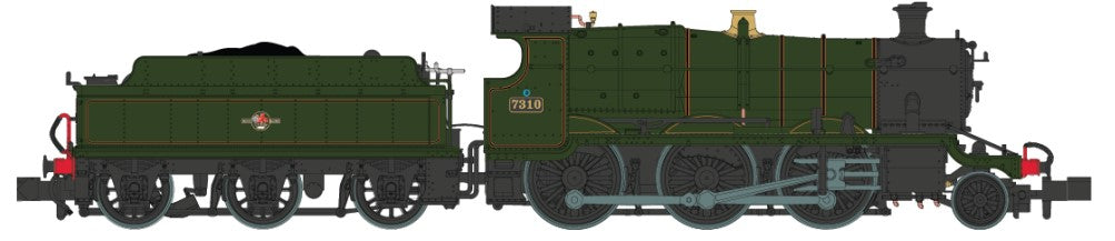 Dapol 43xx 2-6-0 Mogul 7310 BR Late Green (DCC-Fitted) DA2S-043-006D