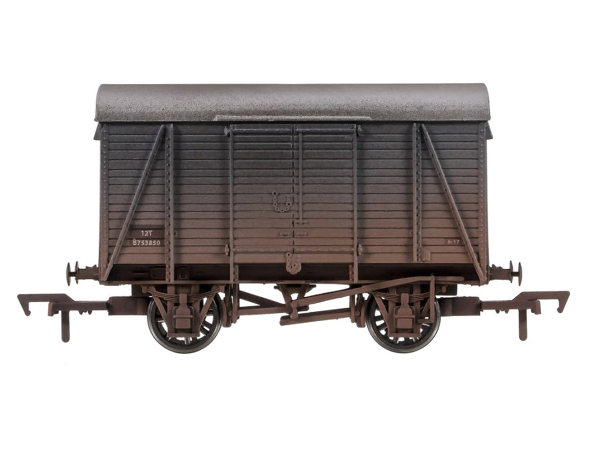 Dapol Box Van BR 753850 Weathered DA4F-021-105