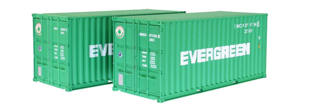 Dapol 20ft Container Pack (2) EISU DA4F-028-055