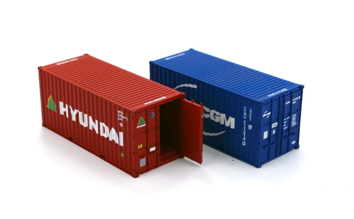 Dapol 20ft Container Pack (2) CMA/Hyundai DA4F-028-057