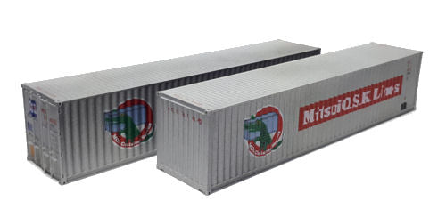 Dapol 40ft Container Pack (2) Mitsui Lines DA4F-028-102