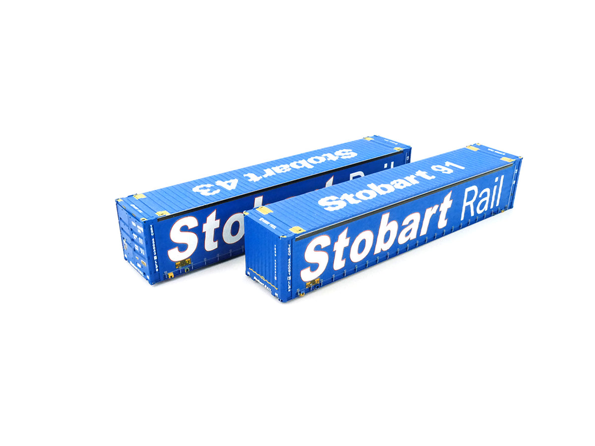 Dapol 45ft Curtain Container Set (2) Tesco DA4F-028-154