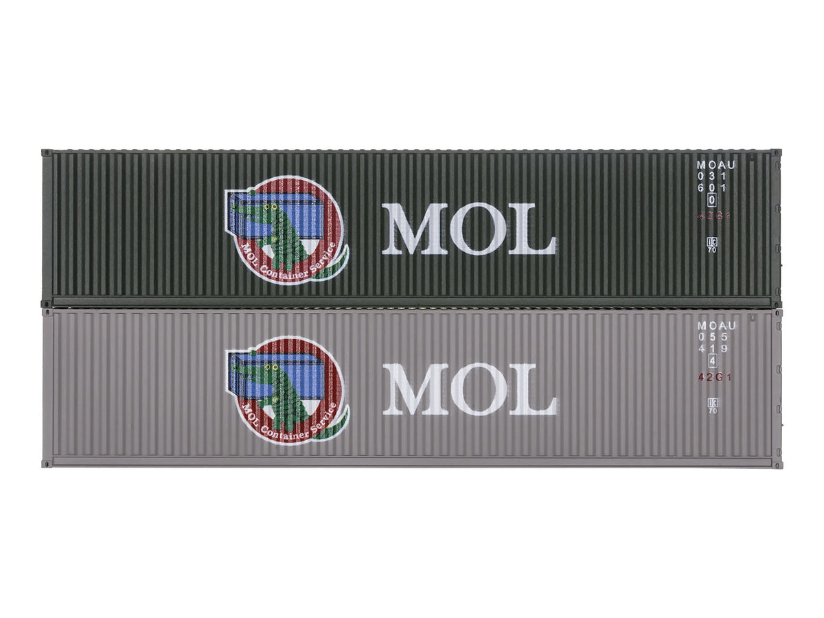 Dapol 40ft Container Set (2) MOL DA4F-028-160