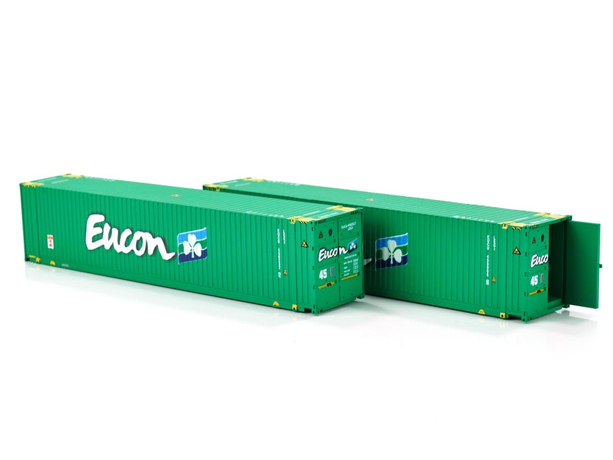 Dapol 45ft Hi-Cube Container Pack (2) Eucon DA4F-028-162