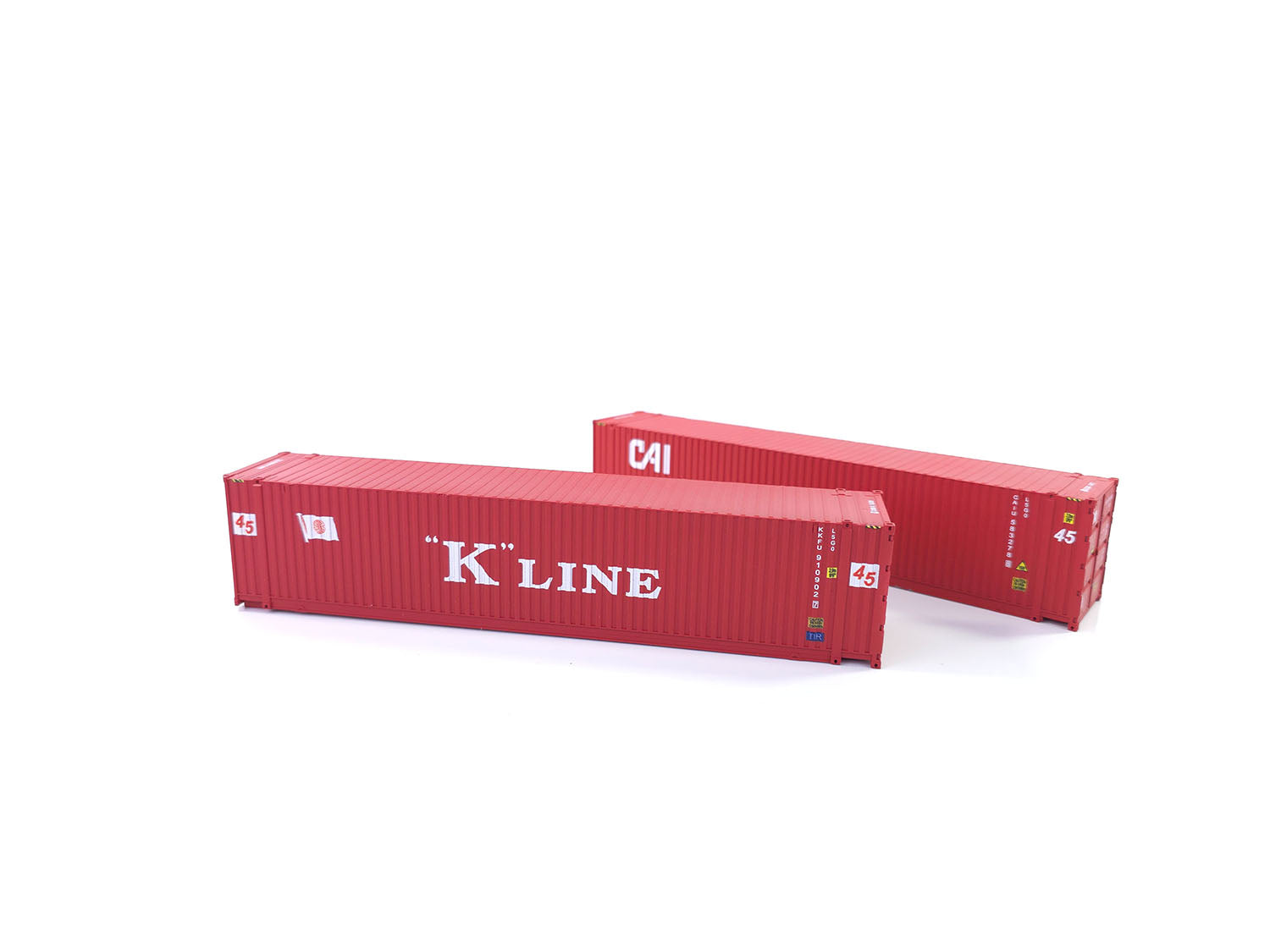 45ft High Cube Container Set (2) K Line/Cai