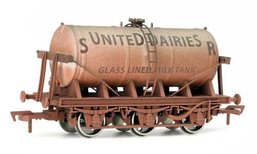Dapol 6 Wheel Milk Tank SR United Dairies Weathered DA4F-031-028