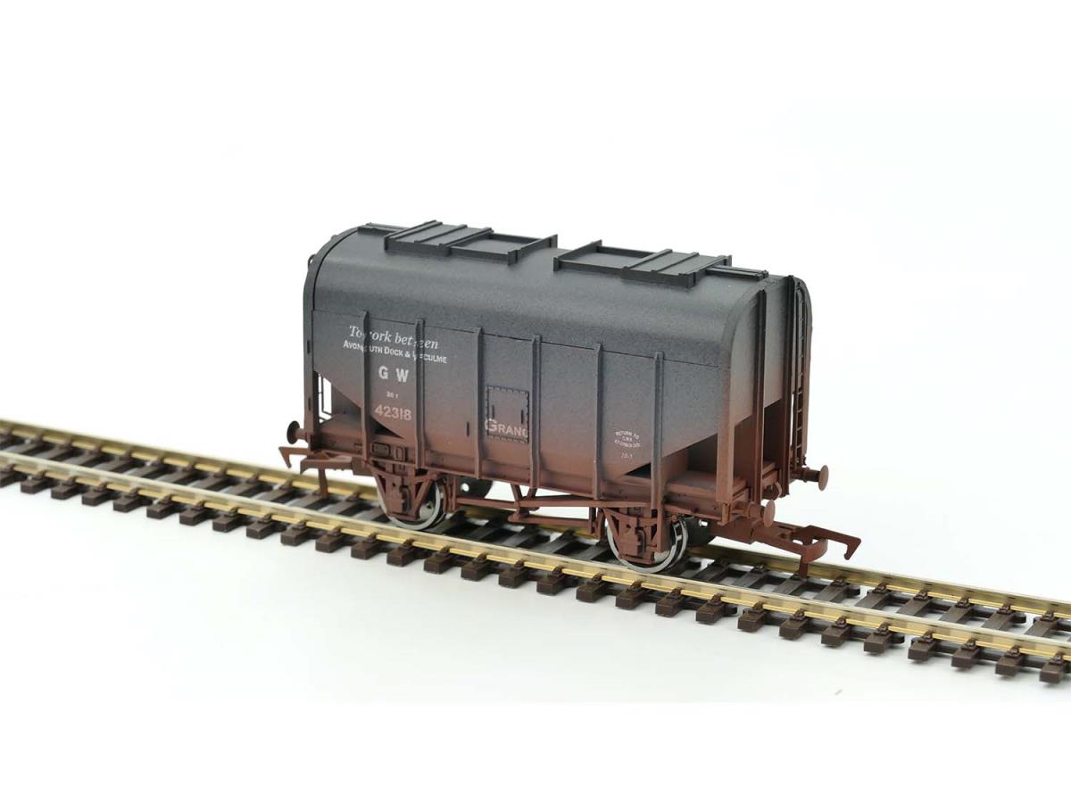 Dapol Bulk Grain Hopper GWR Avonmouth 42318 Weathered DA4F-036-052