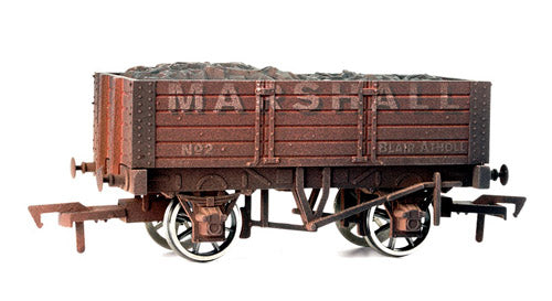 Dapol 5 Plank Wagon 9&#39; Wheelbase Marshall Weathered DA4F-052-002