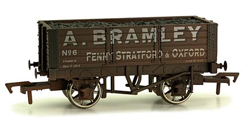 Dapol 5 Plank Wagon 9&#39; Wheelbase A Bramley Weathered DA4F-052-014