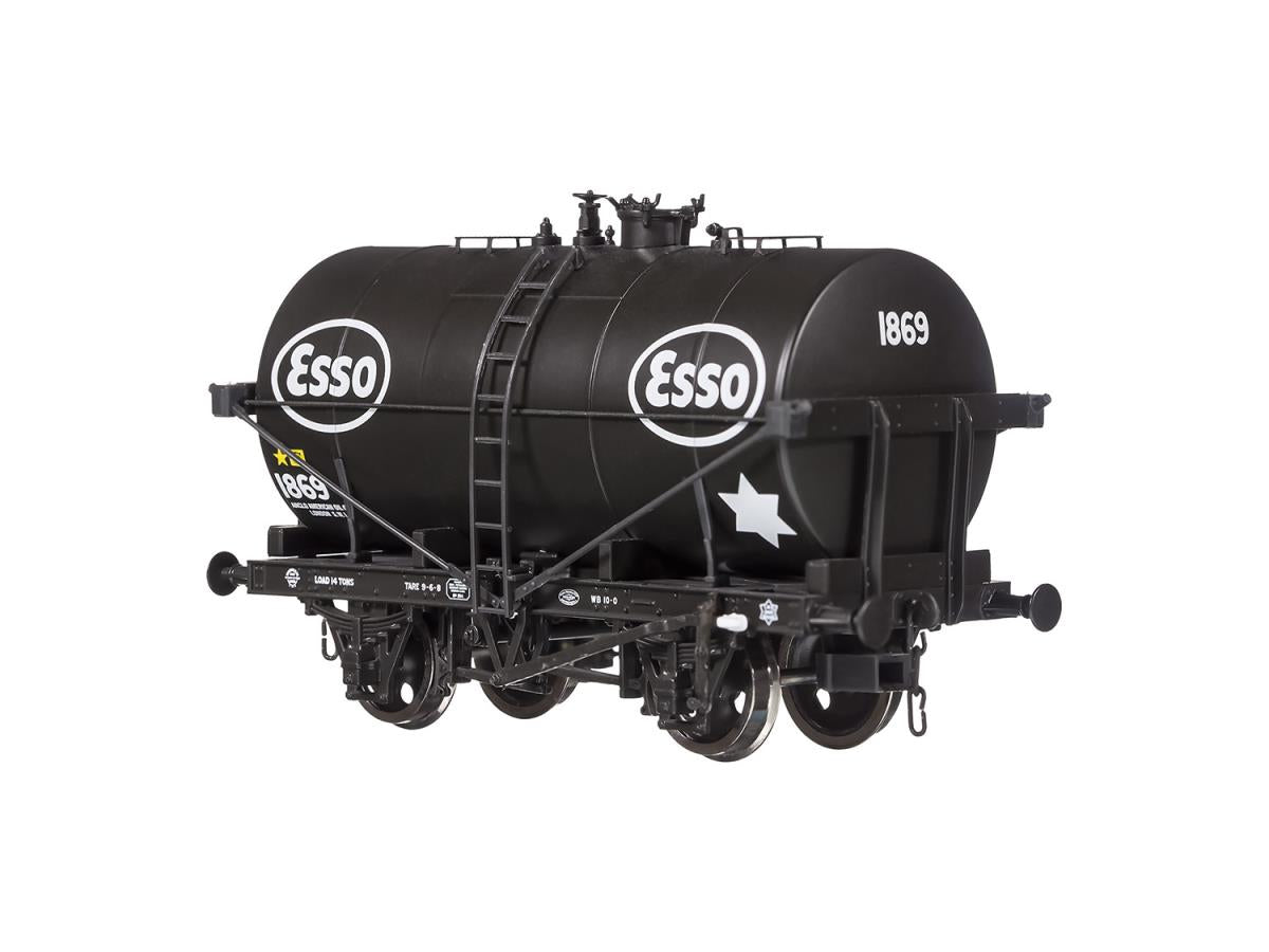 Dapol 14t Class B Tank Wagon Esso Black 1869 DA4F-059-002