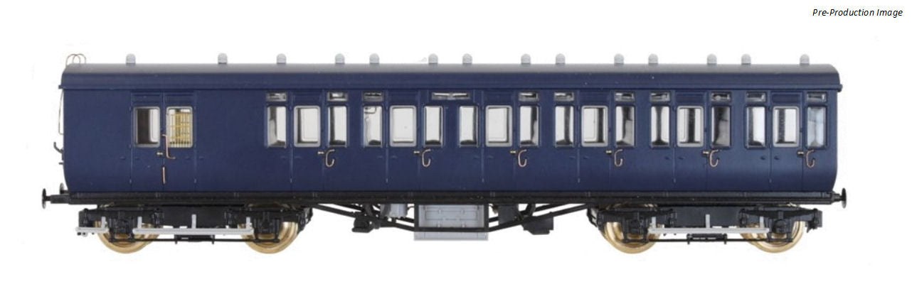 Dapol GWR Toplight Mainline City Lined Choc/Cm 3rd Brake 3749 S2 DA4P-020-101