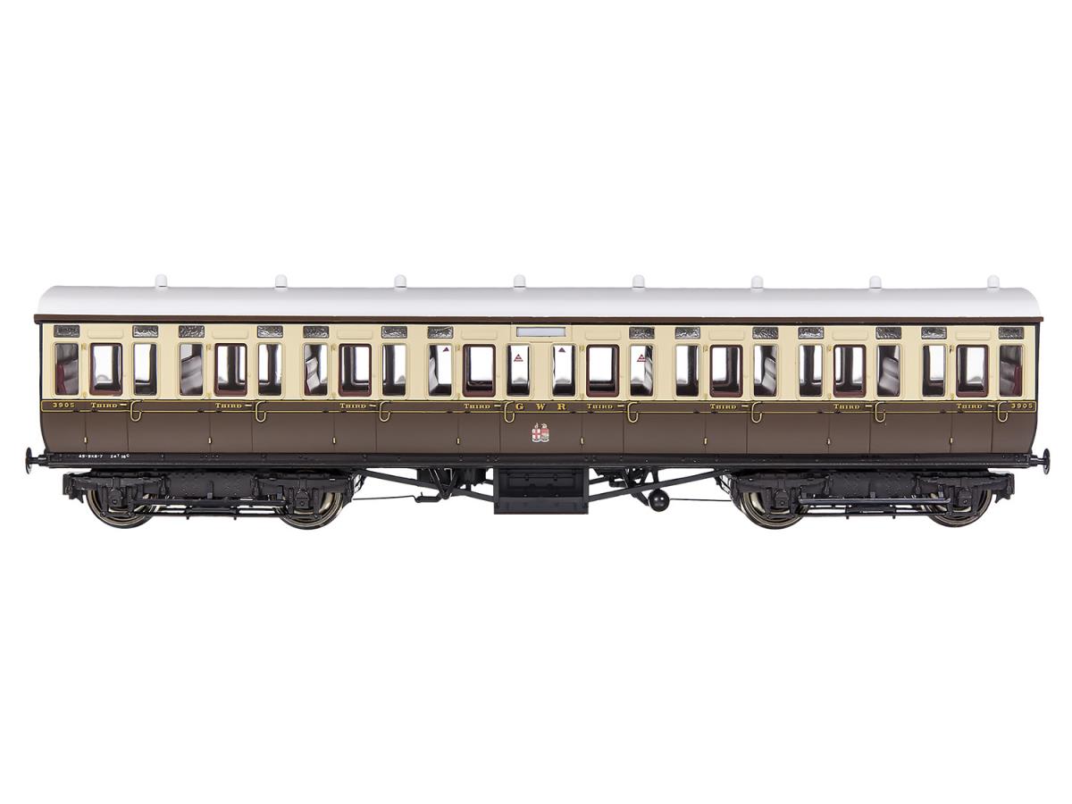 Dapol GWR Toplight Mainline City T Cty Choc/Cm All 3rd 3905 S3 DA4P-020-211