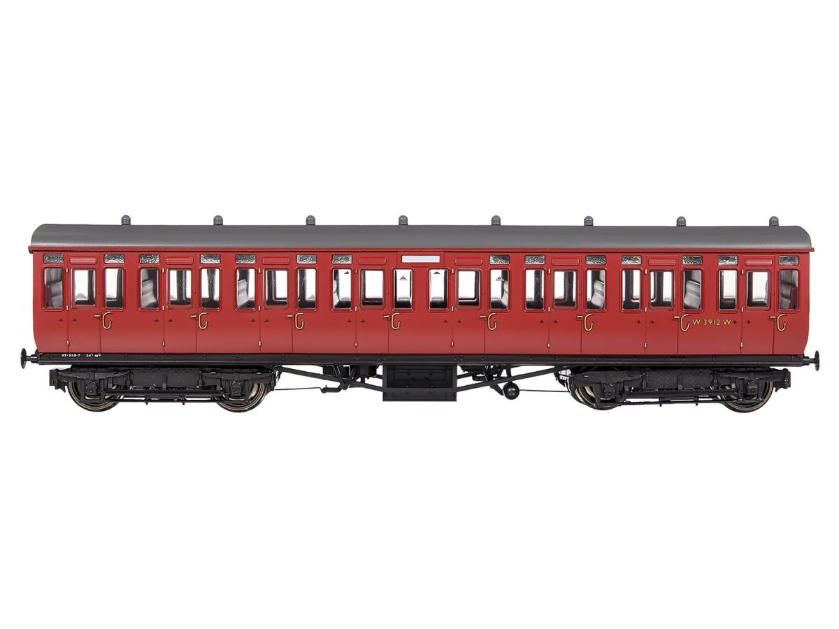 Dapol GWR Toplight Mainline City BR Maroon All 2nd 3912 S6 DA4P-020-512