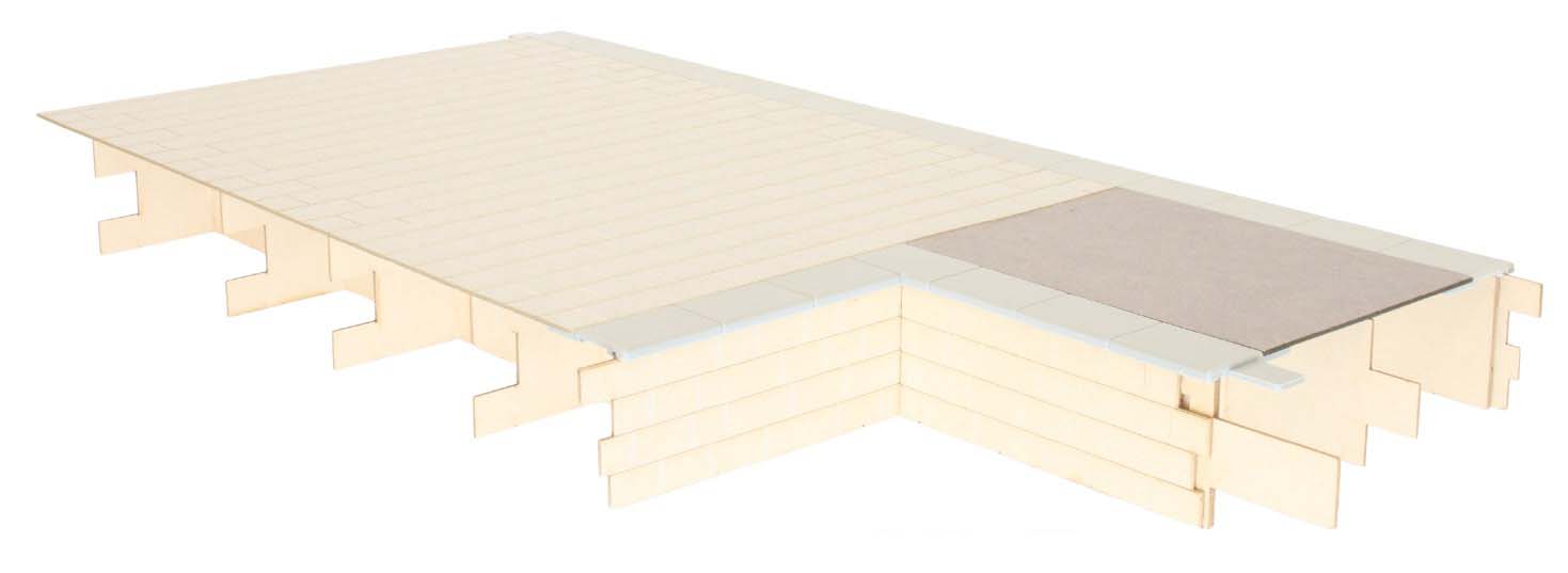 Dapol Kits Kitmaster Genesis Platform Bay LH Stone Face/Tarmac Top DA7B-000-011