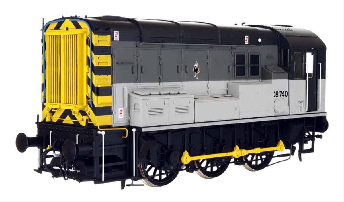 Dapol Class 08 740 Railfreight Triple Grey Stratford DA7D-008-015