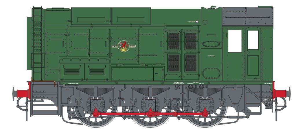 Dapol Class 08 Unnumbered BR Late Green DA7D-008-018U