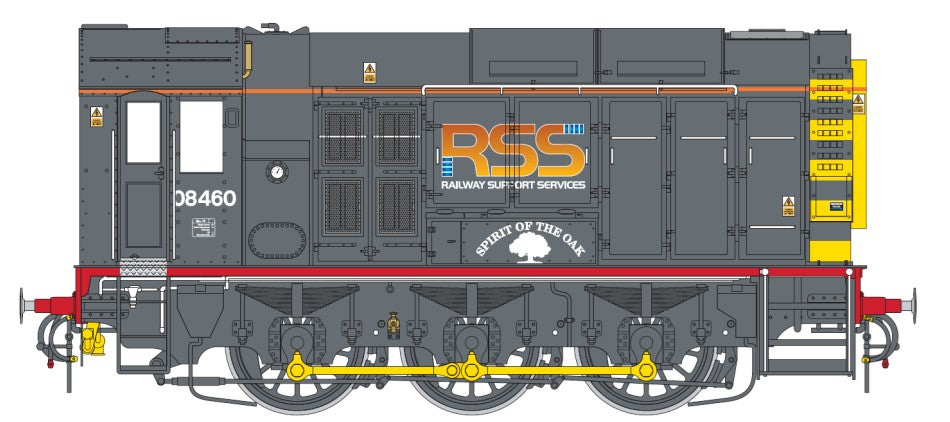 Dapol Class 08 460 &#39;Spirit of the Oak&#39; RSS DA7D-008-021