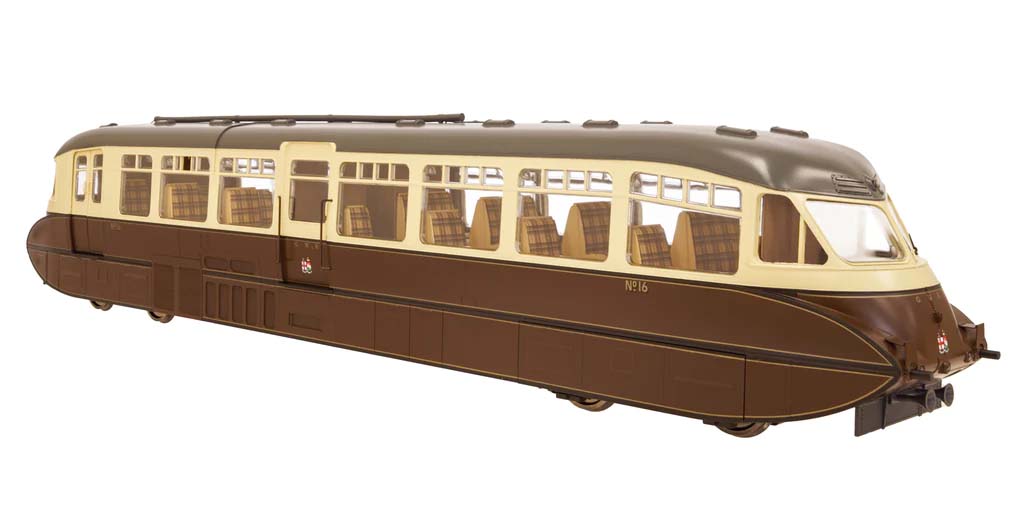 Dapol Streamlined Diesel Railcar 16 GWR Twin Cities DA7D-011-003