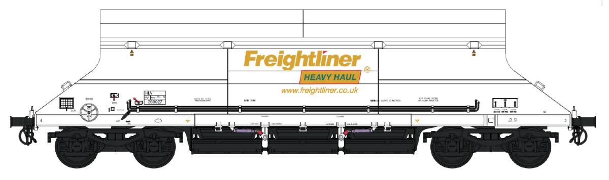 Dapol HIA Limestone Hopper Freightliner Heavy Haul White 369027 DA7F-026-003