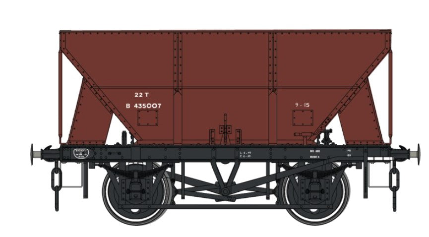 Dapol 24t Steel Hopper BR Bauxite B435007 DA7F-033-001