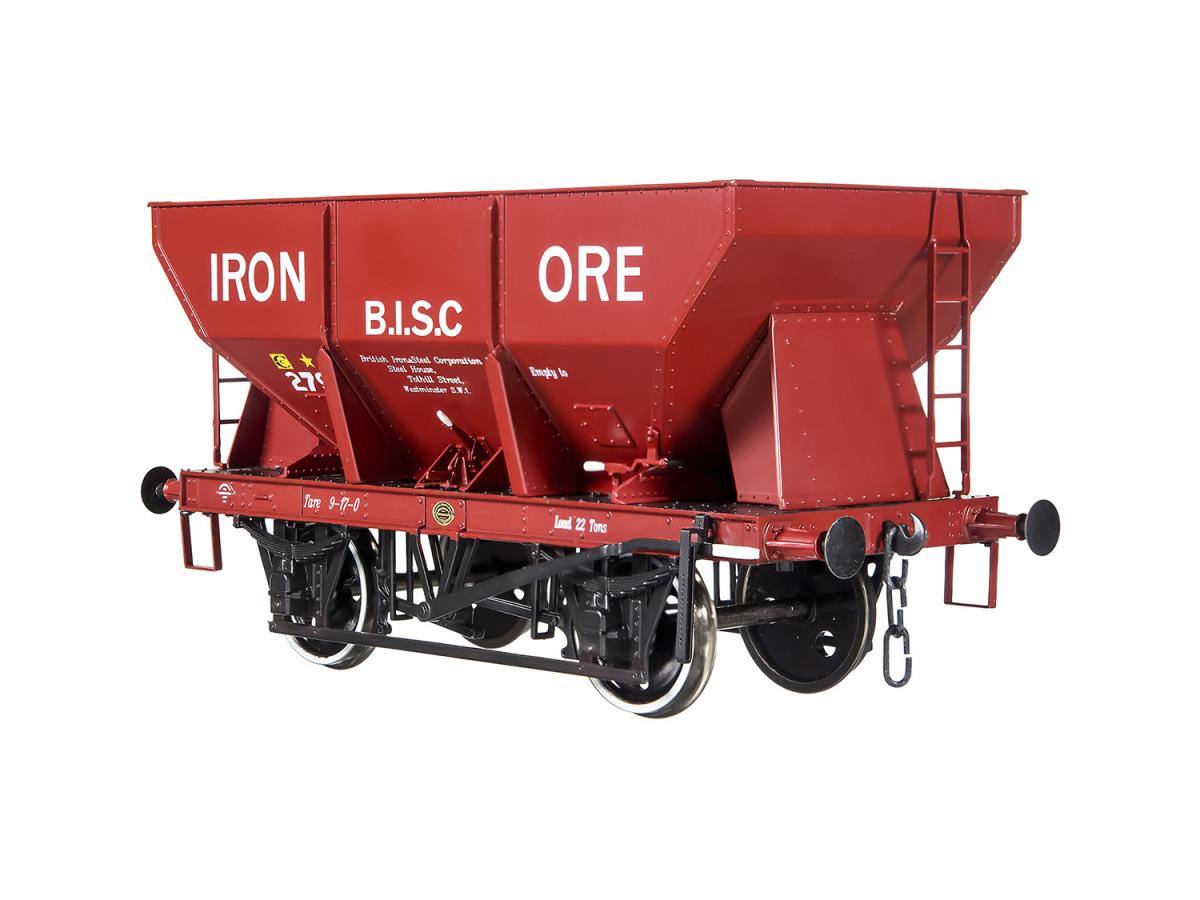 Dapol 24t Steel Hopper Red Oxide 279 Iron Ore BISC DA7F-033-006