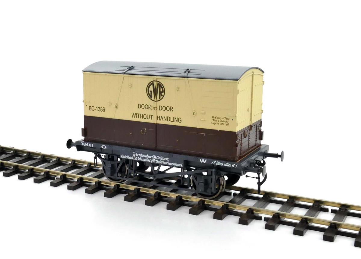 Dapol Conflat GWR & 3 Door Container BC-1386 DA7F-037-018