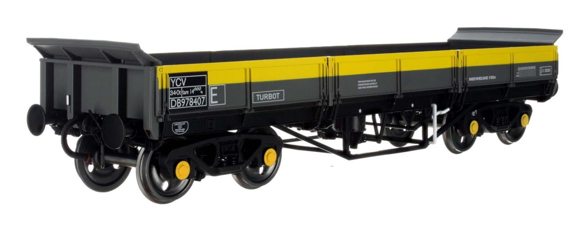 Dapol Turbot YCV Ballast Wagon 978339 BR Engineers Grey/Yellow DA7F-043-009