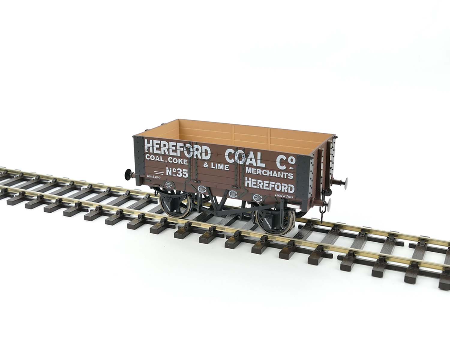 Dapol 5 Plank Wagon 9ft Wheelbase Hereford Coal 35 DA7F-052-008