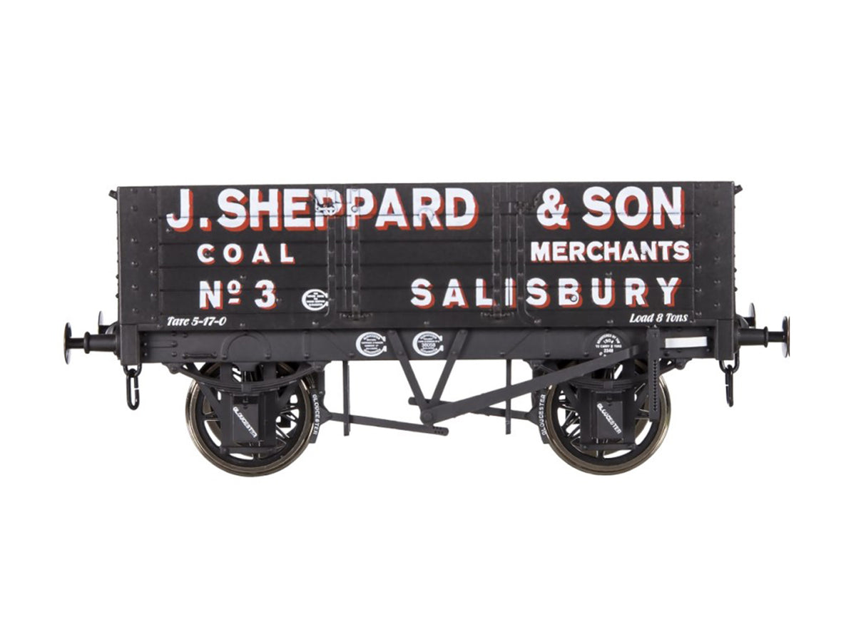 Dapol 5 Plank Wagon 9&#39; Wheelbase J Sheppard No.3 DA7F-052-010