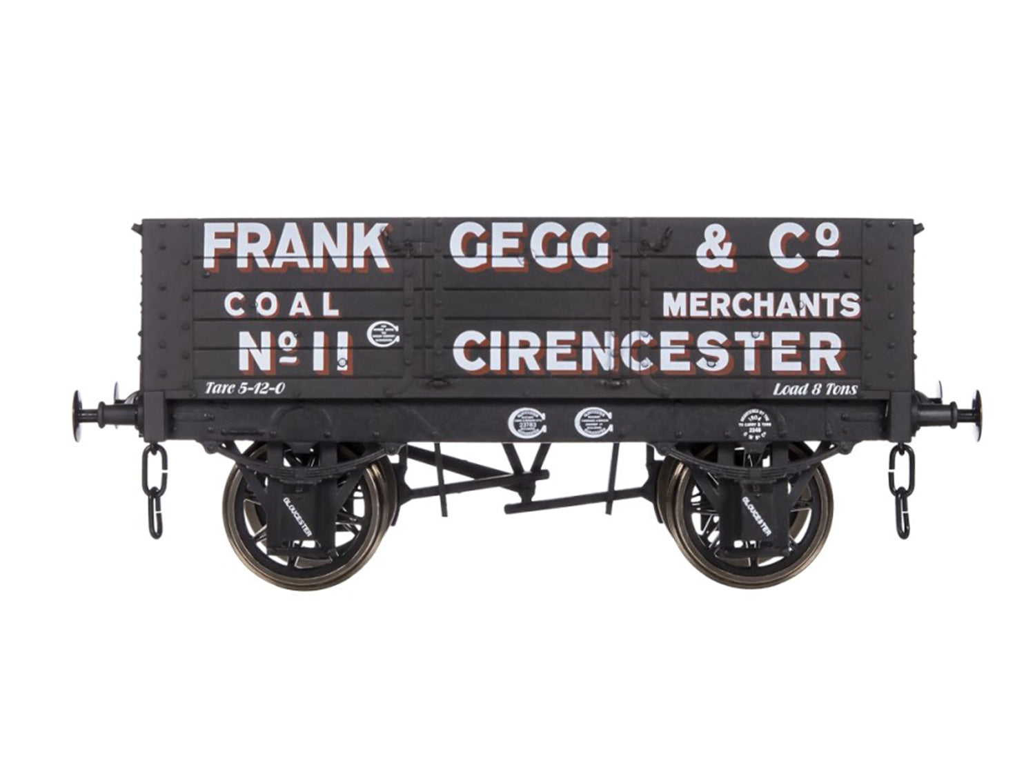 Dapol 5 Plank Wagon 9' Wheelbase Frank Gegg 11 DA7F-052-011