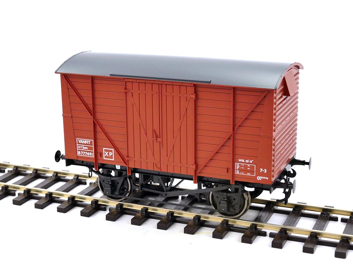 Dapol BR Standard Planked Van Diagram 213 Bauxite B777491 DA7F-056-021