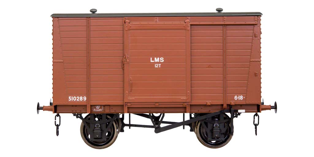 Dapol LMS Standard 12t Van Bauxite 510289 DA7F-065-002