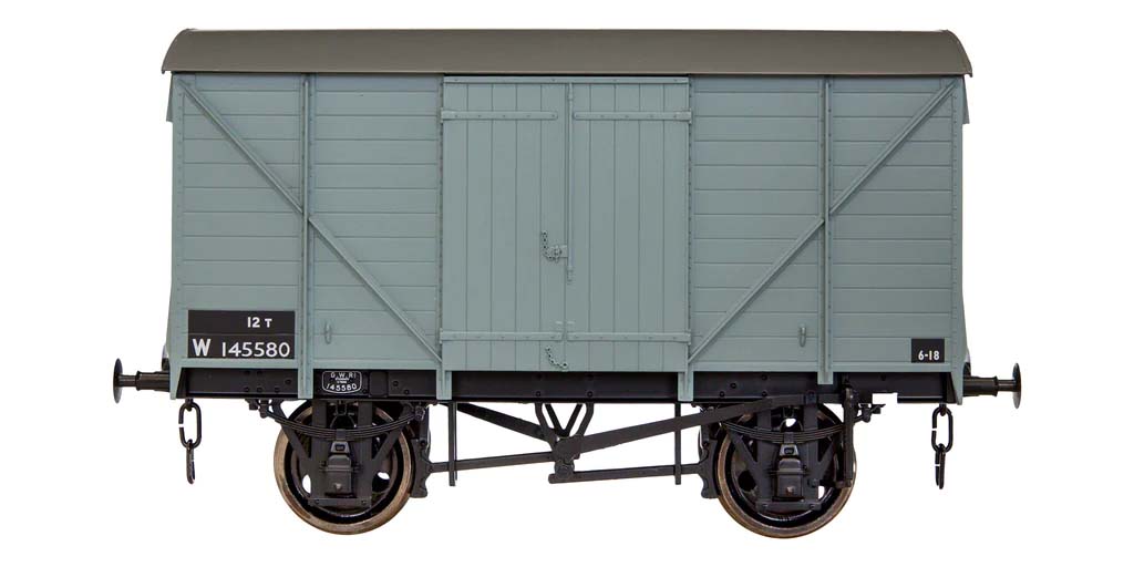 Dapol GW Standard 12t Van BR Western Grey W145580 DA7F-066-004