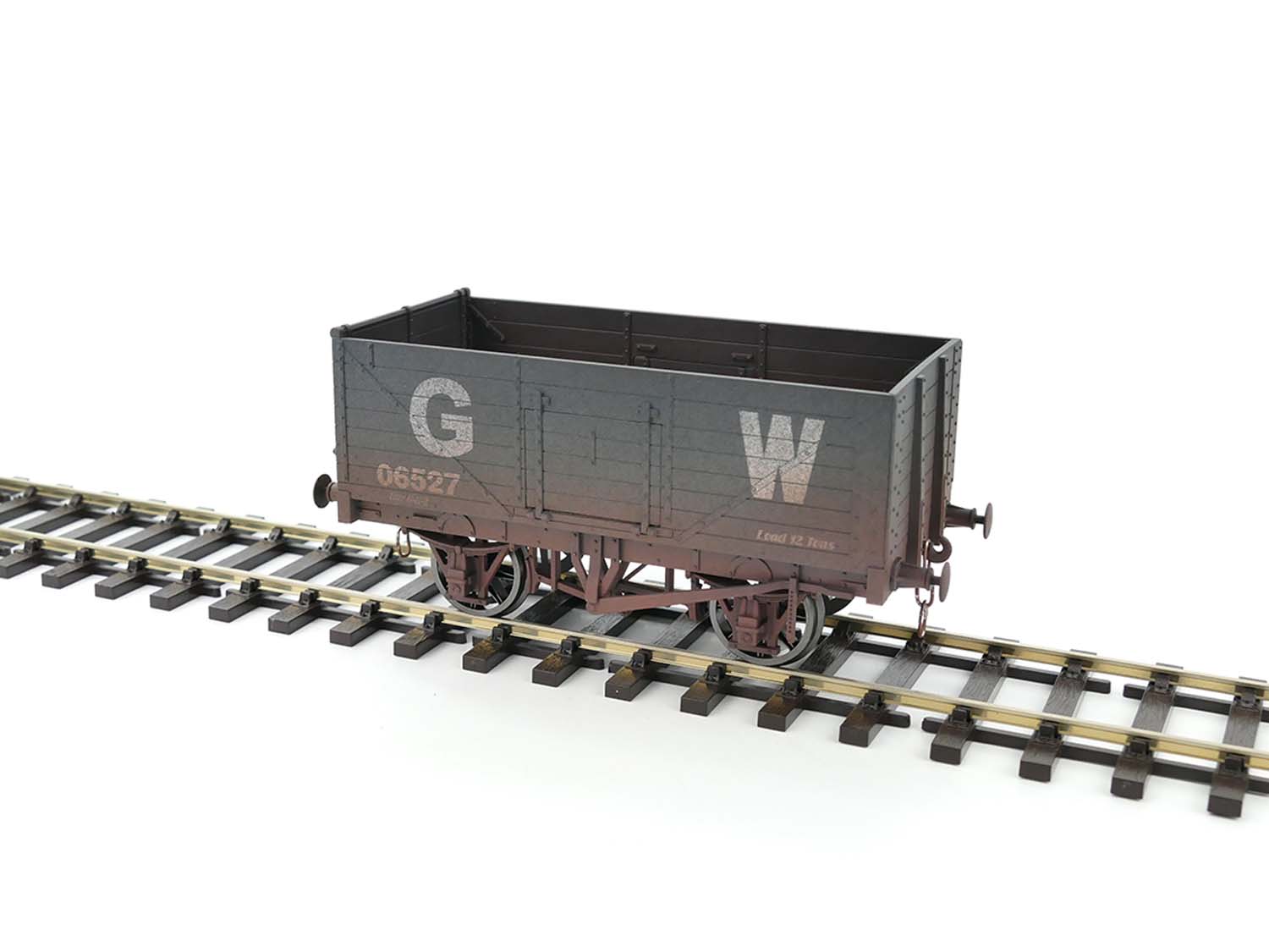 Dapol 7 Plank Wagon GWR 06527 Weathered DA7F-071-048W