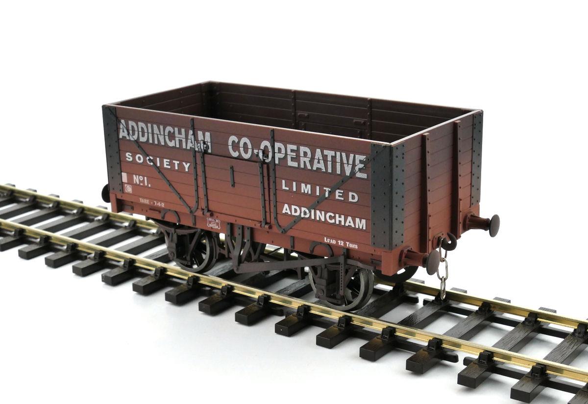 Dapol 8 Plank Wagon Addingham 1 Weathered DA7F-080-034W