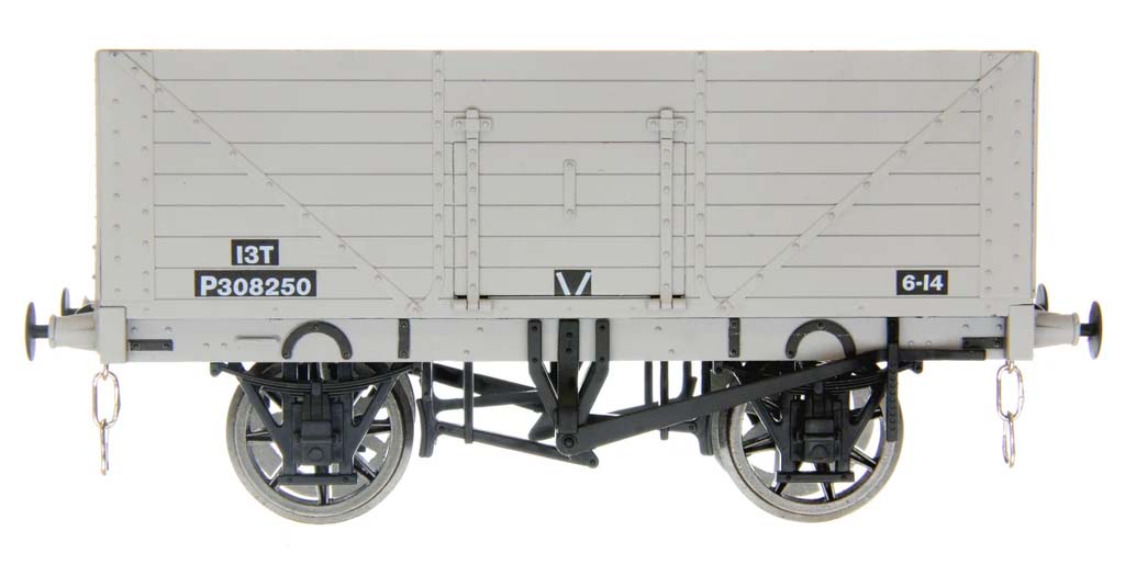 Dapol 8 Plank Wagon BR Grey P308250 DA7F-080-036