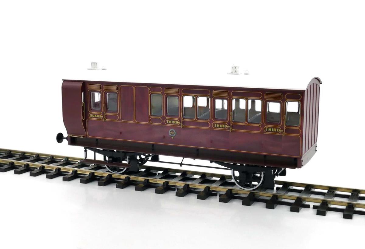 Dapol Stroudley 4whl Suburban Brake 3rd 918 Mahogany DA7P-020-002