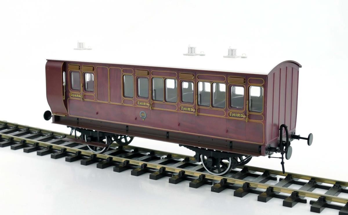 Dapol Stroudley 4whl Mainline Brake 3rd 1032 Mahogany DA7P-020-501