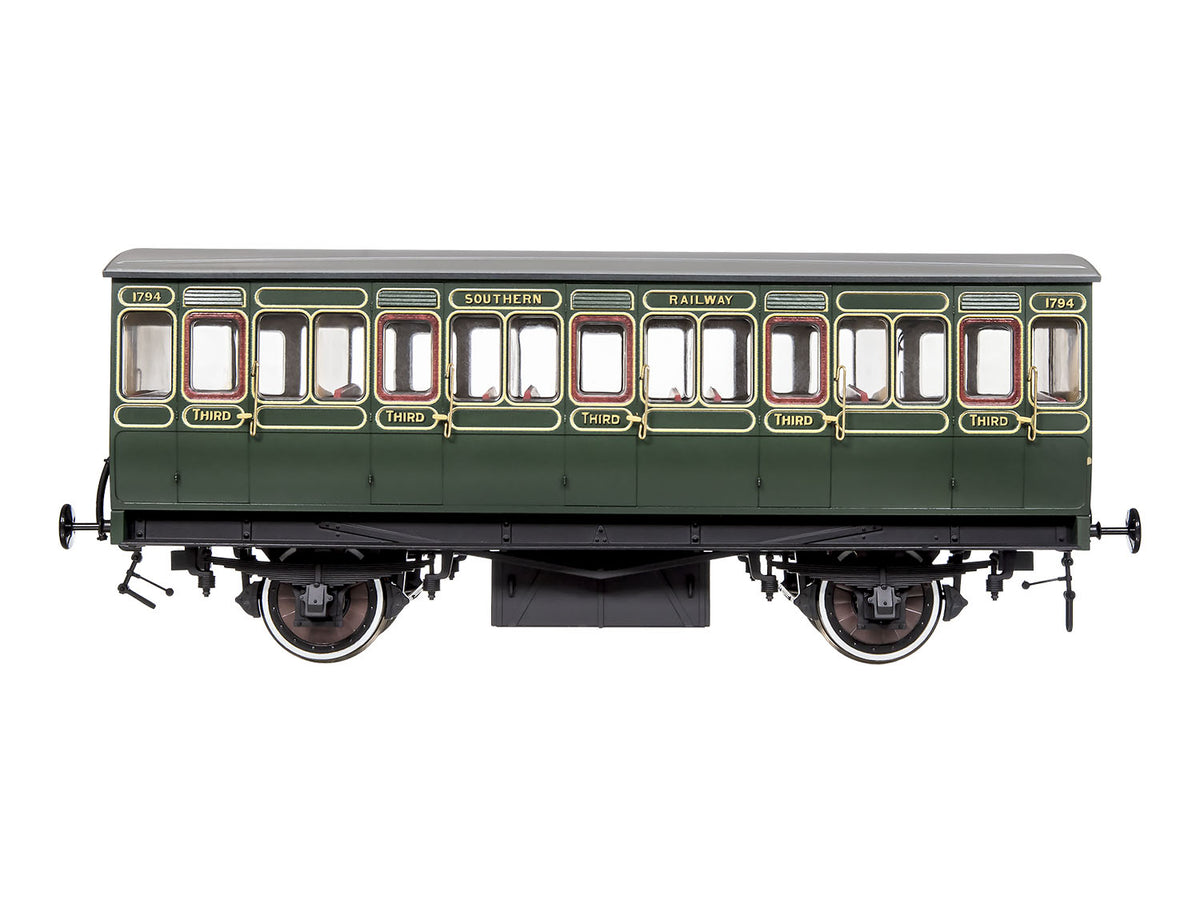 Dapol Stroudley 4whl 3rd Class Southern Lined Green 1794 Lit DA7P-020-650L