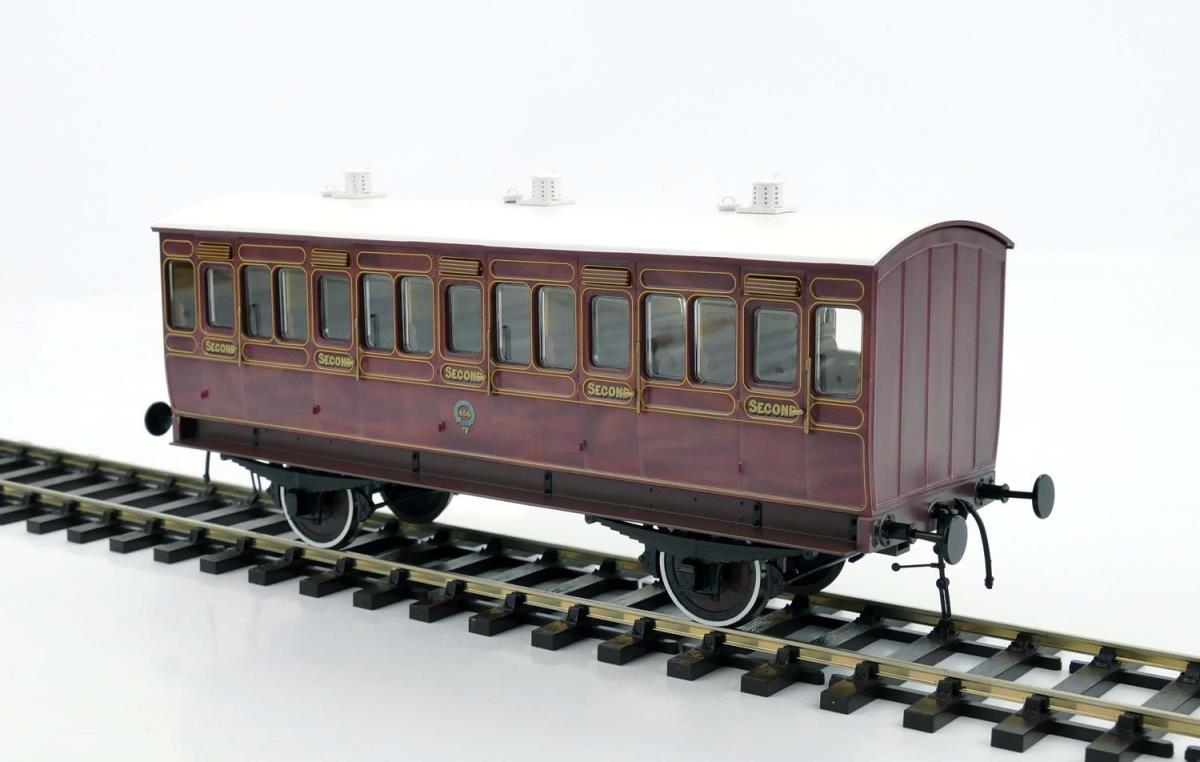 Dapol Stroudley 4whl Mainline 2nd 456 Mahogany Lit (DCC-Fitted) DA7P-020-900D