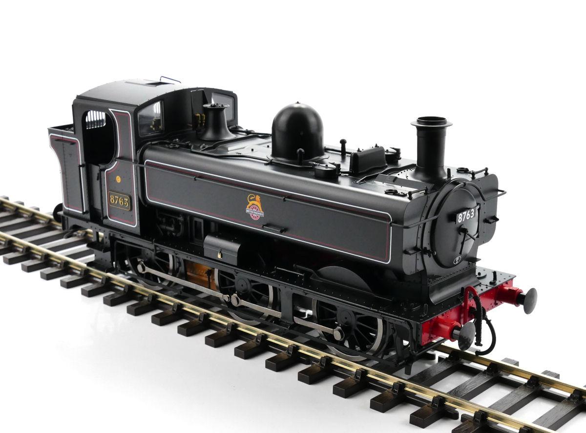 Dapol 57xx Class Pannier 8763 BR Lined Black Early Crest DA7S-007-012