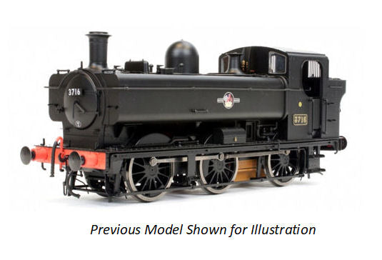 Dapol 57xx Pannier BR Late Black Unnumbered (DCC-Fitted) DA7S-007-021UD