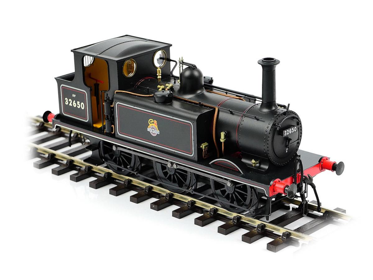 Dapol Terrier A1X 32650 BR Lined Black E/Crest (DCC-Fitted) DA7S-010-012D