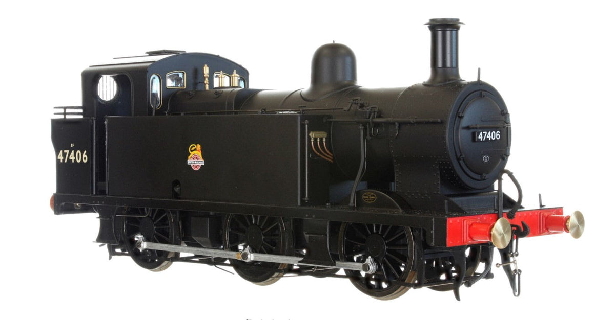 Dapol Jinty 3F 0-6-0 47406 BR Early Crest (DCC-Sound) DA7S-026-010S